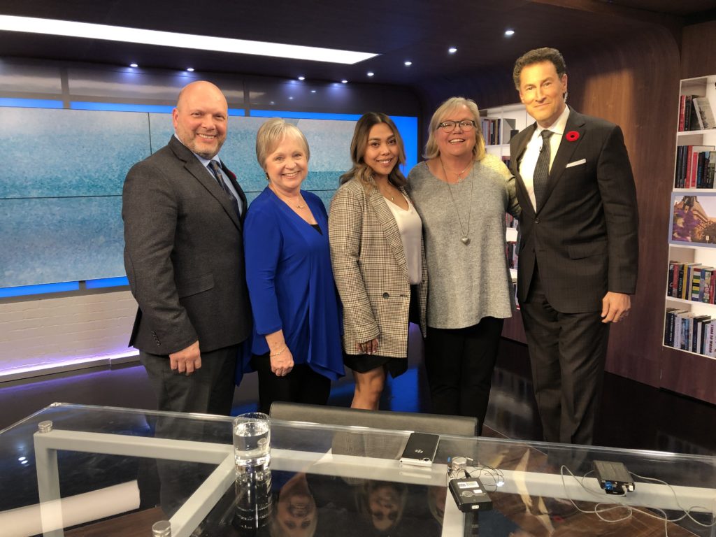 Photo of Emily's House Panelists with Steve Paikin