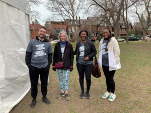 the Mount Pleasant Group’s Hike for Hospice team