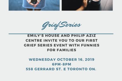 Grief Series Event with Funnies for Families